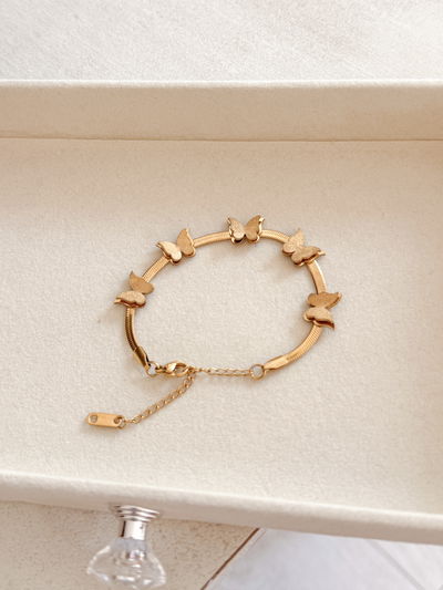 Pulsera Mariposas ACERO WATERPROOF