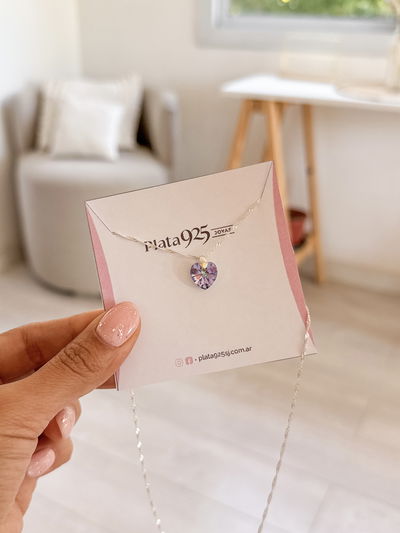 Conjunto Sw corazón Lila