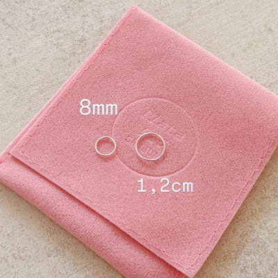 Argollitas lisas 8mm 1,2cm