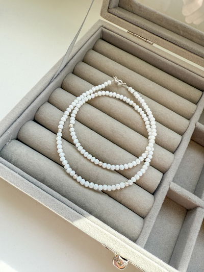 Choker Cristal de roca Blanco