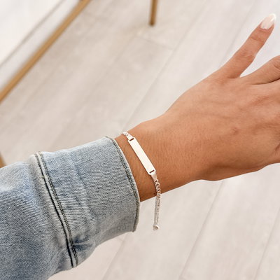 Pulsera para grabar 18cm