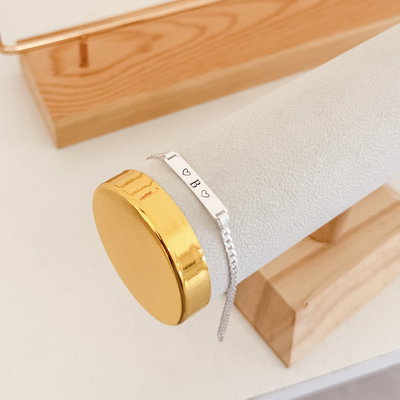 Pulsera para grabar 18cm