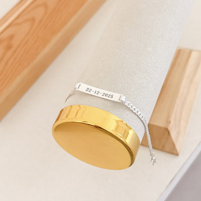 Pulsera para grabar 18cm
