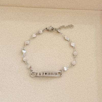 Pulsera para grabar en barrita ACERO