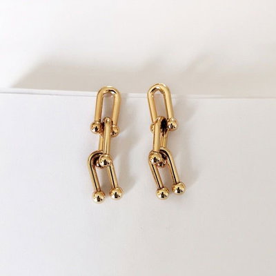 Aros Eslabones ACERO DORADO WATERPROOF