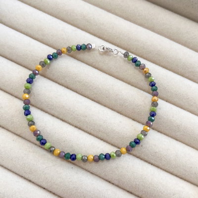 Pulsera Cristal de Roca Colores