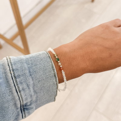 Pulsera Cristal y Piedras