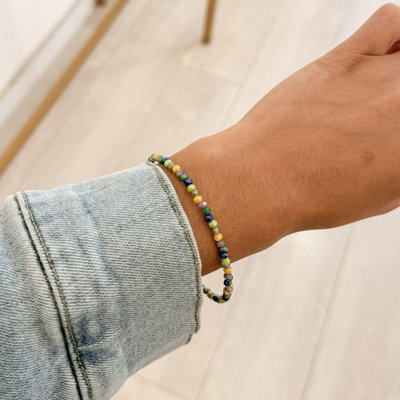 Pulsera Cristal de Roca Colores
