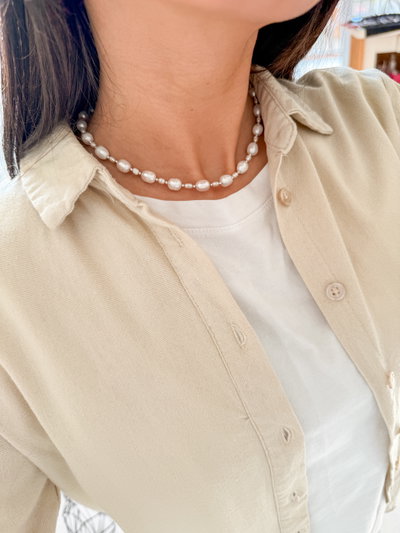 Collar con Perlas de Río