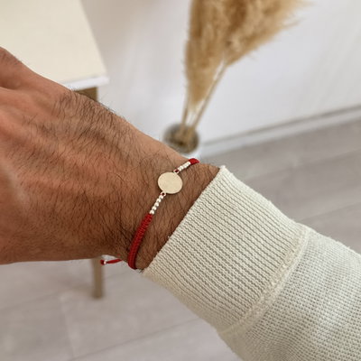Pulsera de Hilo Rojo Personalizable