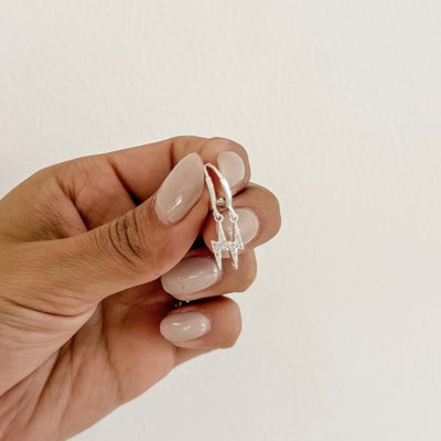 Argollas Rayitos| PLATA LAMINADA