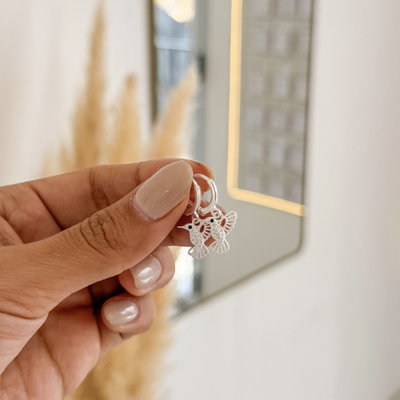 Argollas Colibrí| PLATA LAMINADA