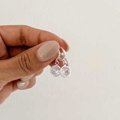 Argollas Circulos| PLATA LAMINADA