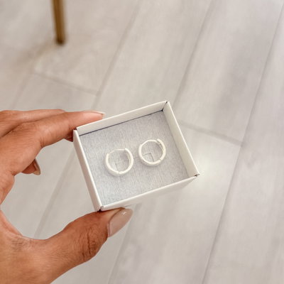 Argollas Anchas 1,5cm| PLATA LAMINADA