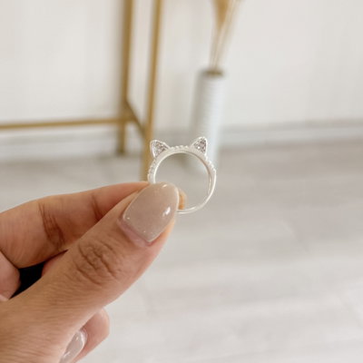Anillo Gatito Talle 12 