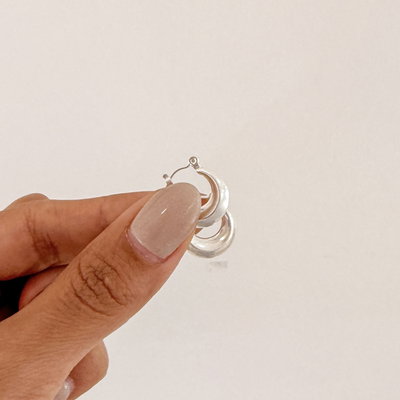 Argollas Canastas| PLATA LAMINADA