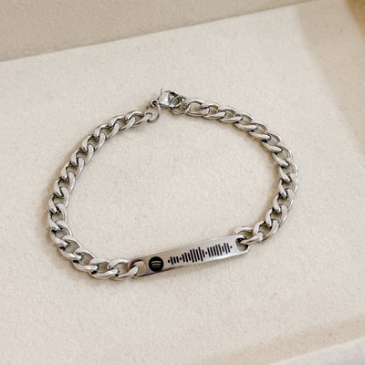 Pulsera con Código para Canción| Acero