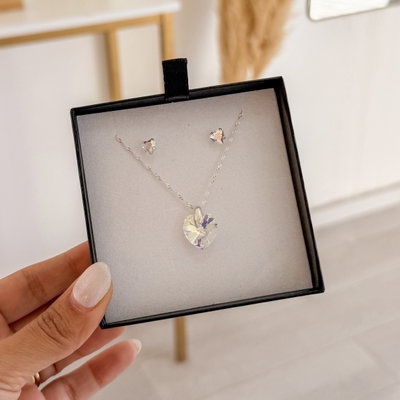 Conjunto Sw Corazón con aros| S