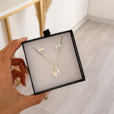 Conjunto Sw Corazón con aros| M