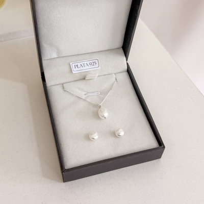 Conjunto Perla con aros