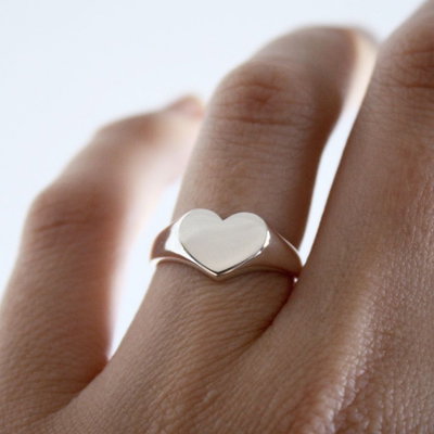 Anillo Corazón Talle 12