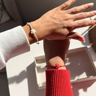 Pulsera con Flor Cerámica "Friends"| UNIDAD