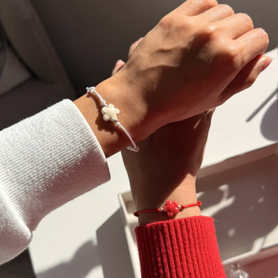 Pulsera con Flor Cerámica "Friends"| UNIDAD