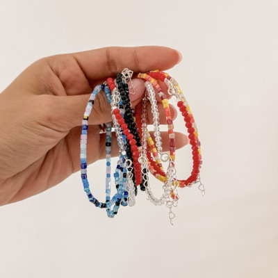 Pulsera de Cristal de Roca "Friends"| UNIDAD