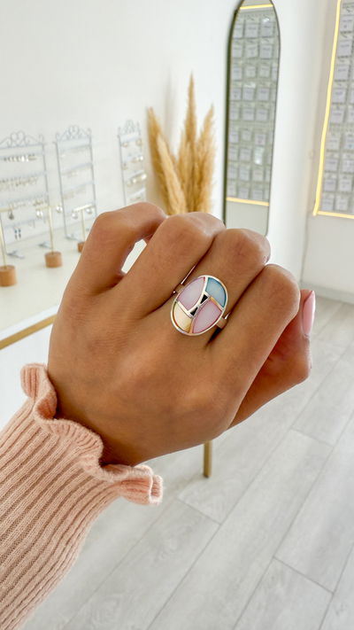 Anillo Nácar Oval T14 T15