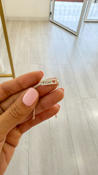Pulsera para grabar (para niños)