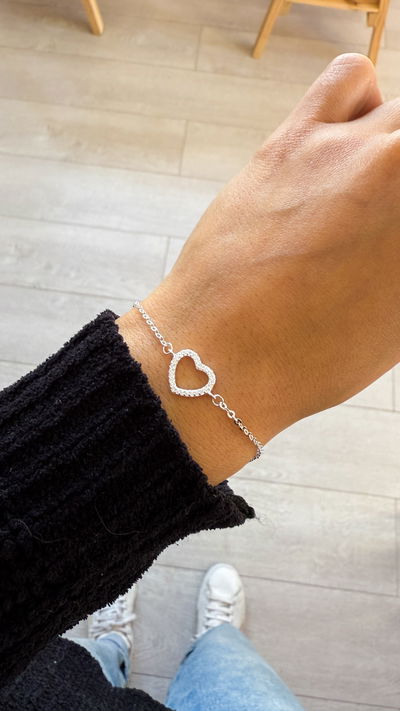 Pulsera Corazón Cubic