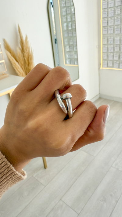 Anillo Clavo Inflado Talle 19
