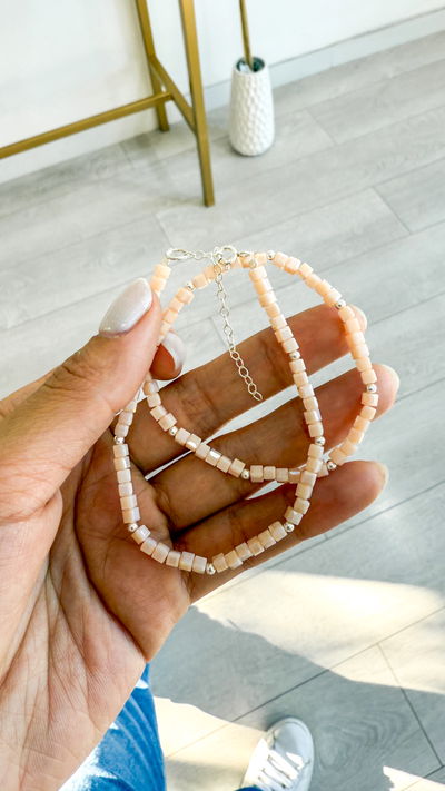 Choker Rosa (cristal de roca)