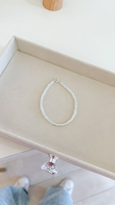 Pulsera Transparente (cristal de roca)