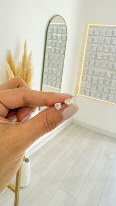 Aros Corazón Cubic