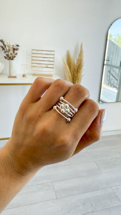Anillo Bolitas T10