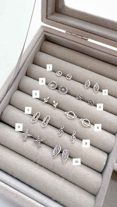 Miniaturas Plata (par)