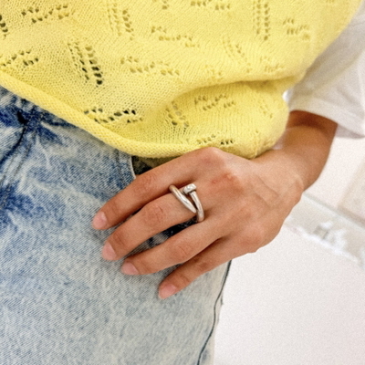 Anillo Clavo Inflado Talle 19