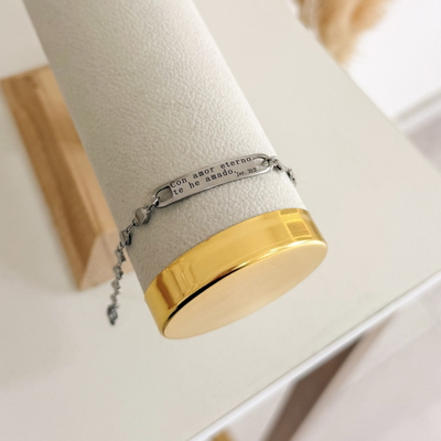 Pulsera para grabar| ACERO