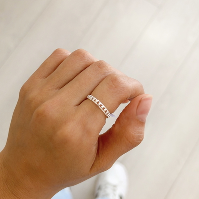 Anillo Corazones Talle 9