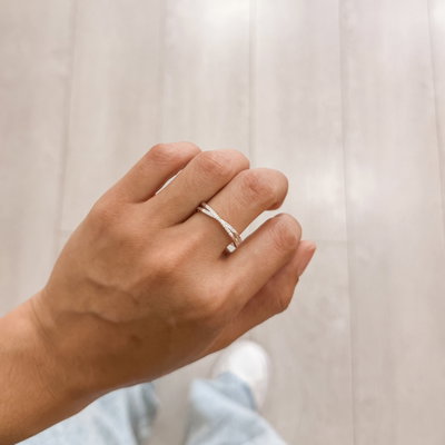 Anillo Cruzado Talle 18
