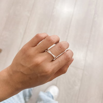 Anillo Cruzado Talle 18