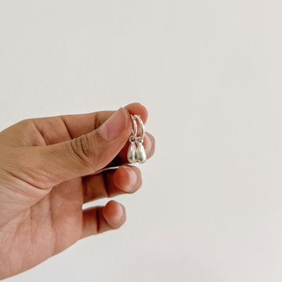 Argollas con Gotitas| Par 