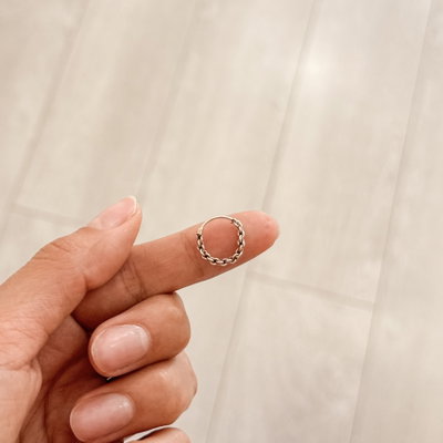 Argollita Bali 1,2cm| UNIDAD