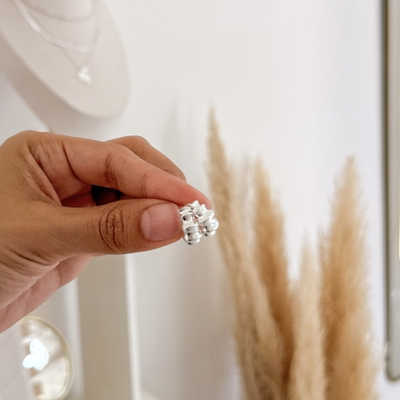 Argollas Eliana| PLATA LAMINADA