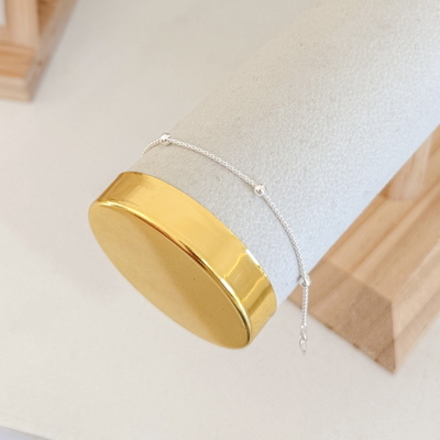 Pulsera Coreana con Bolitas