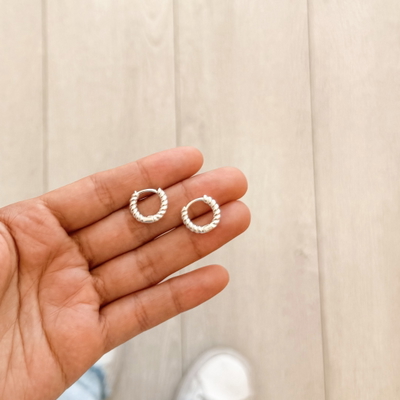 Argollas Emilia| PLATA LAMINADA