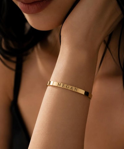 Pulsera Esclava| ACERO DORADO