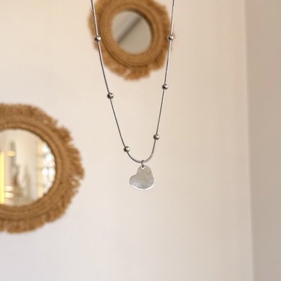 Collar Corazón 1,6cm| ACERO