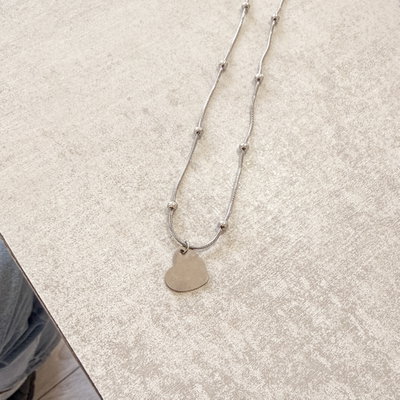 Collar Corazón 1,6cm| ACERO